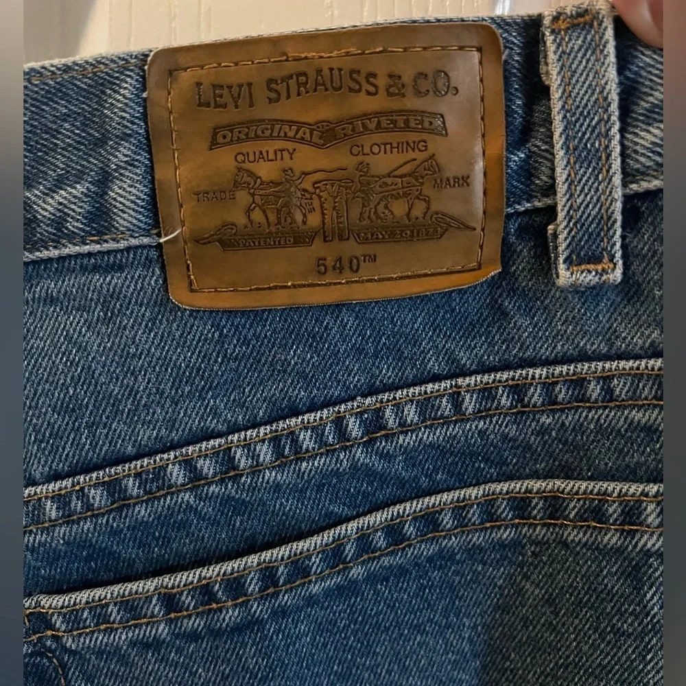 Vintage 540 Levi Gold Label Tag Blue Jeans Men’s Size 42x36